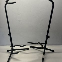 Guitar Stand Electric Acoustic Black For New Or Vintage Foldable Compact 