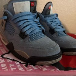 Blue Jordan 4s