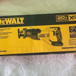 🟡⚫️DEWALT Reciprocating Saw: Tool Only, 1 1/8 in Stroke Lg, 3,200 Max. Strokes per Minute, Straight
