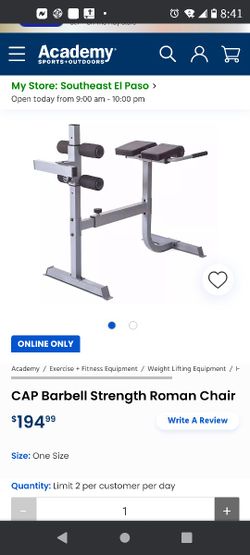 Cap strength Roman Chair