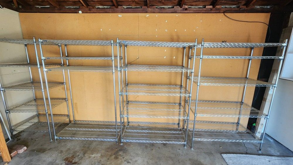 Industrial Metal Shelves