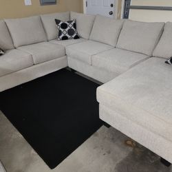 Brand New Artisanal Oat Beige 3pc Sectionals 