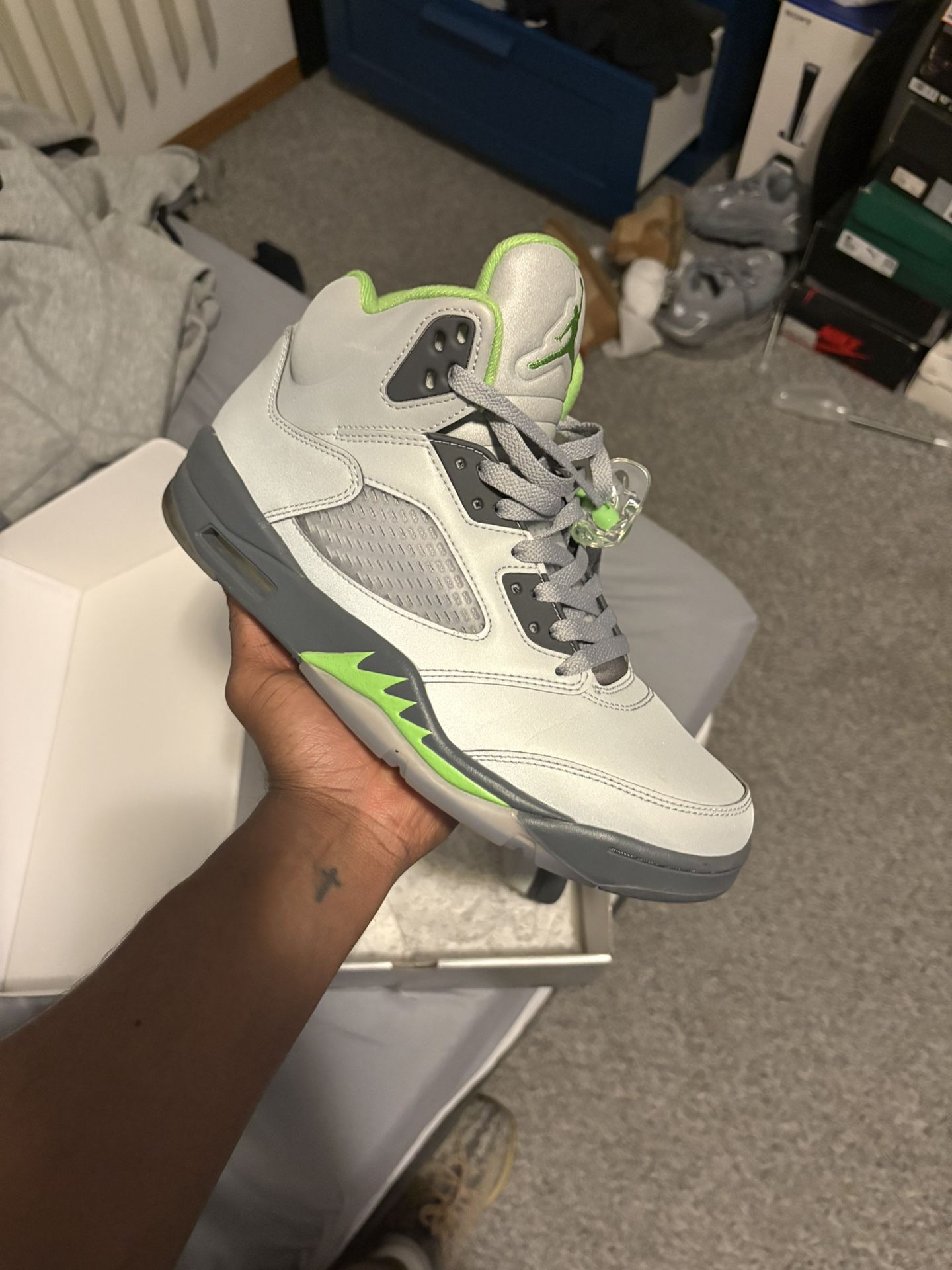 Jordan 5 Green Bean