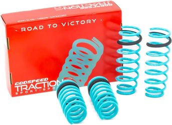 GODSPEED LS-TS-BW-0005-D TRACTION-S PERFORMANCE LOWERING COIL SPRINGS KIT FOR BMW 6-SERIES CONVERTIBLE RWD (F12) 2012-2019