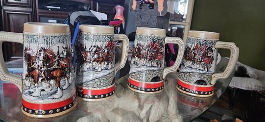 Budweiser 1988 Collector Mugs
