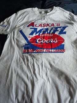 Vintage Alaska's MNFL Coors Monday Night Fall League T-Shirt