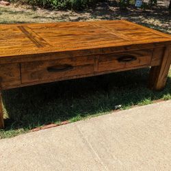 Rustic Timber Cocktail/Coffee Table by Woodcraft