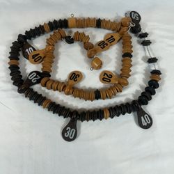 Vintage Wood Score Keeper Billiard Pool Score Beads 50 Score