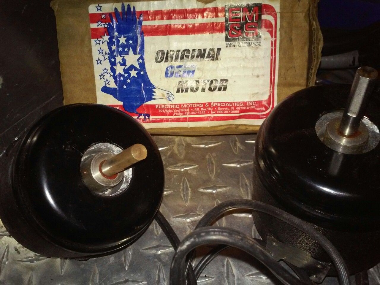 2 Condenser Fan Motors