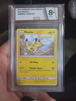 Pikachu 2017 sun & moon grade 8 with collect direct