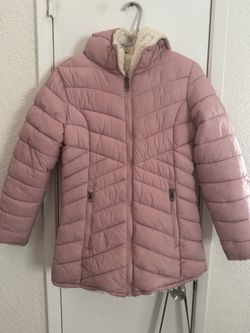 Beautiful Puffed Pink Jacket Double Sided