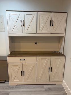 Kitchen pantry storage cabinet ￼