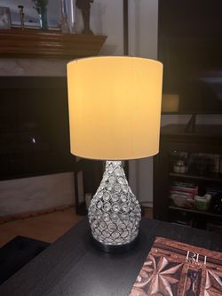 Elipse Crystal Pinned Decorative Gourd Accent Table Lamp