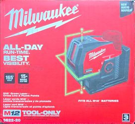 Milwaukee m12 cross Line green laser