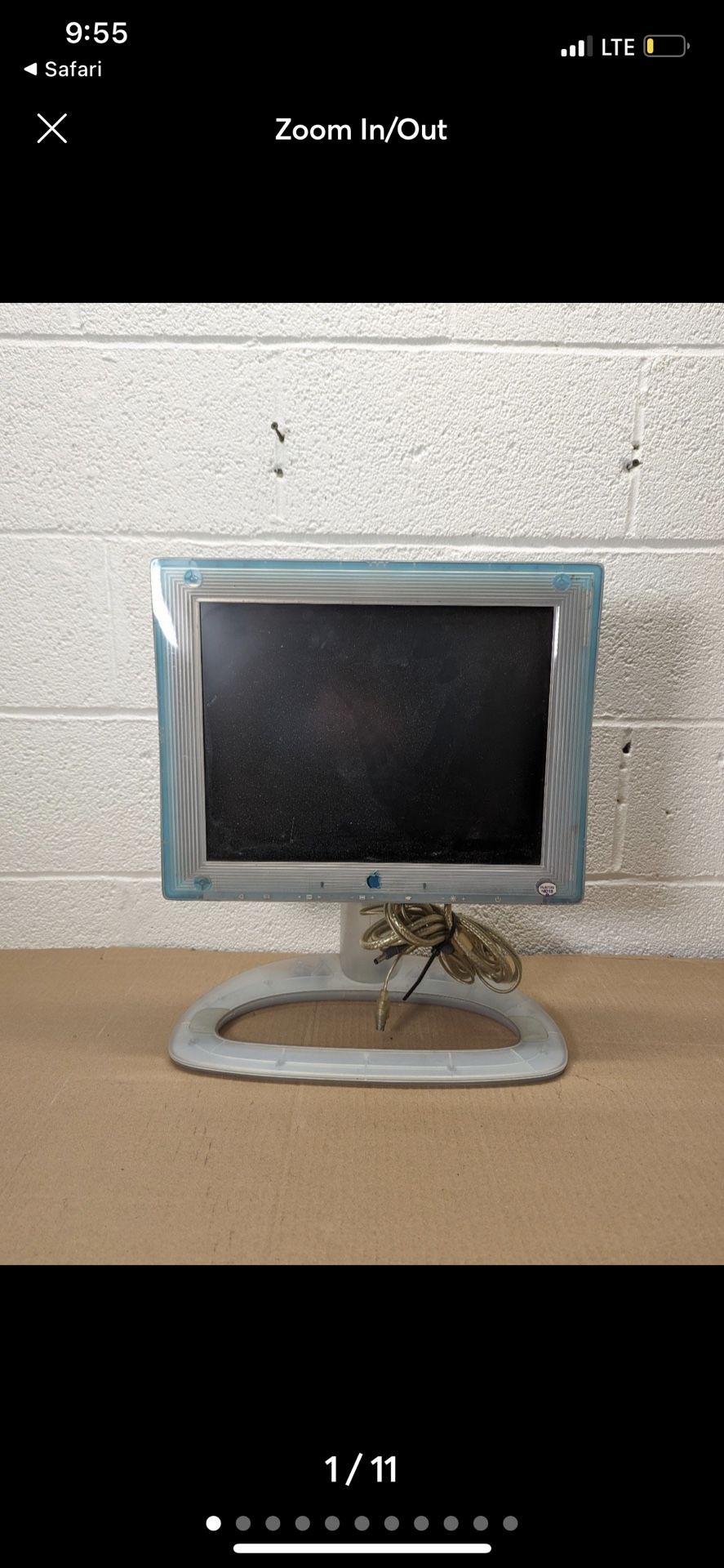 vintage apple screen