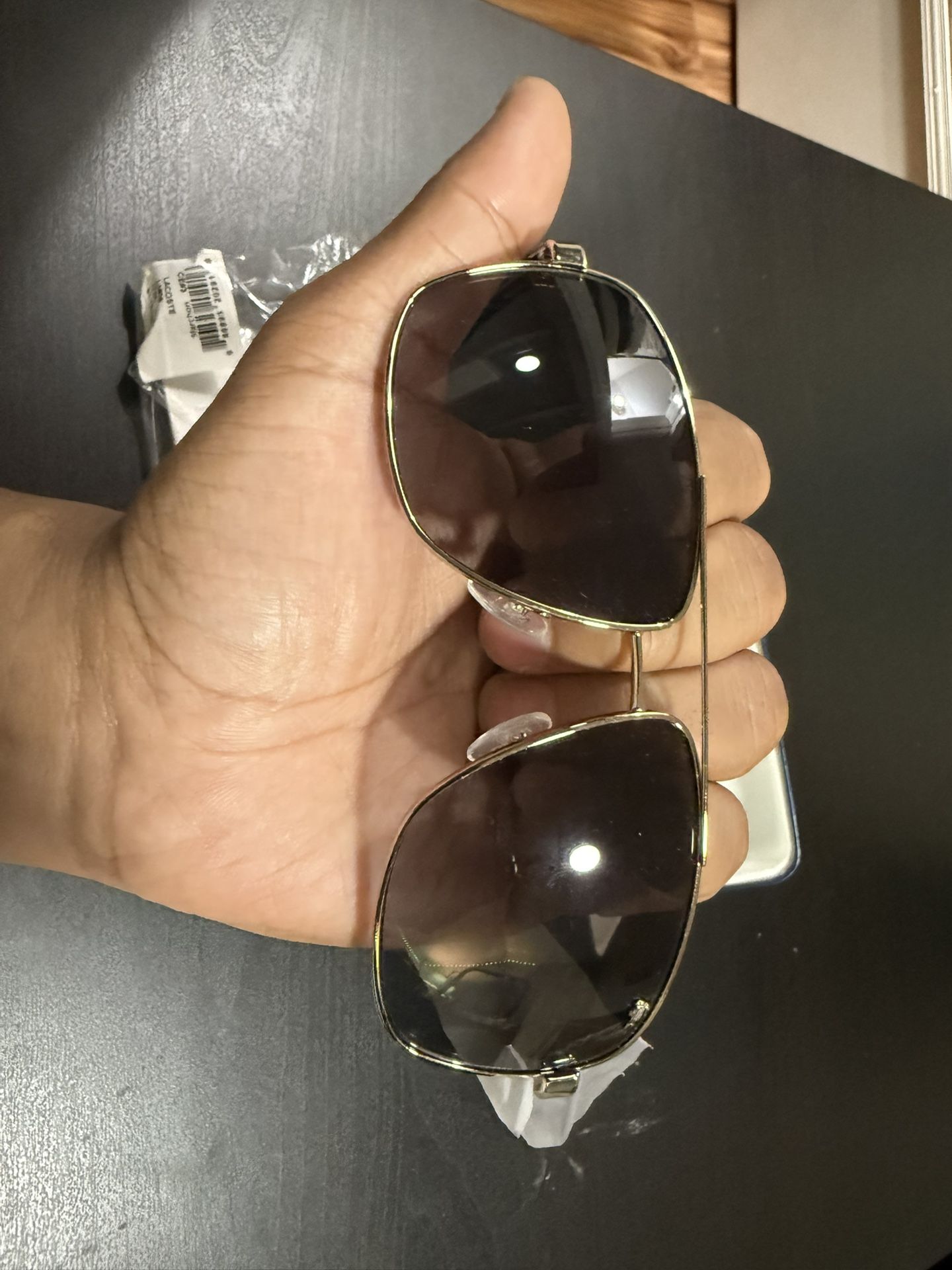 Lacoste Brown Sunglasses Aviator Style
