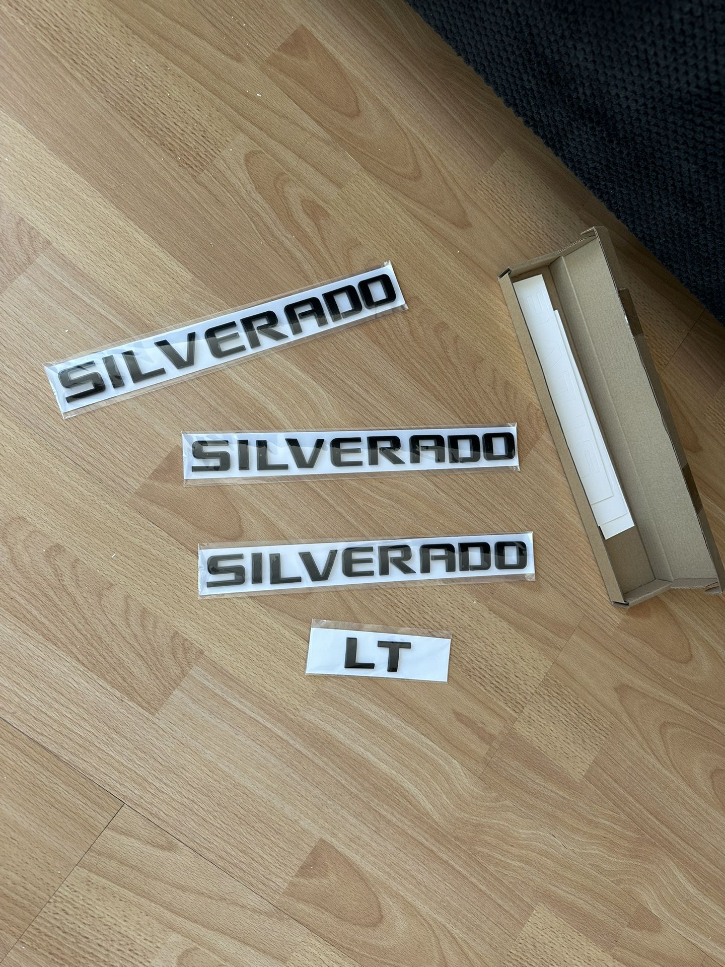 Chevy Silverado Black Emblems