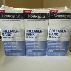 Neutrogena Collagen Bank Moisturizer 2oz Each – Set of 3