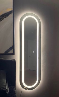 Set of 2 NeuType 55” LED Full Length Mirrors w/ Lights – Dimmable 3 Colors
