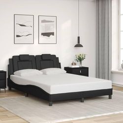 King Size Adjustable Bed Frame, Faux LeatherSuitable for Bedroom, Office, Balcony