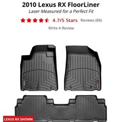 2010 Lexus RX Floor Liners