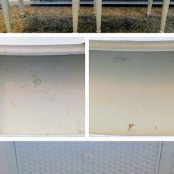 Wicker End tables or night stands set