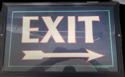 The Great Escape: Industrial Exit Sign