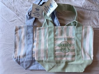 Stripped Trader Joe’s totes