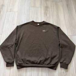  Expresso Brown Alo Yoga crewneck sweatshirt 