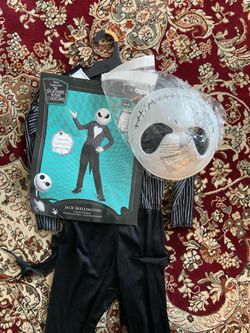 Jack skellington costume size s 4-6