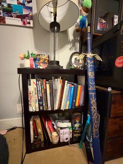 Dark wook Bookshelf