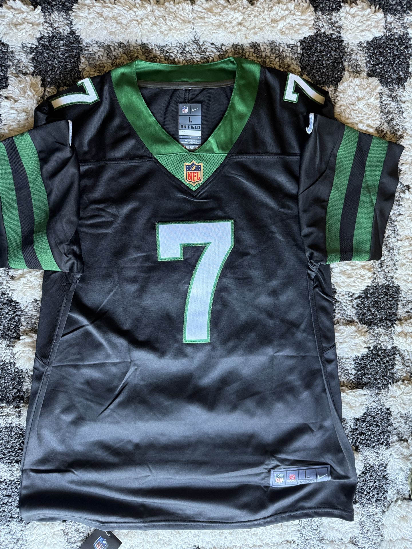 Justin Fields - Large Jersey - New York Jets