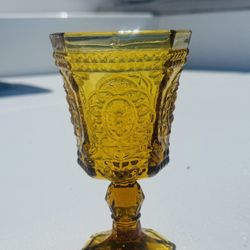 Strawberry Street Vatican 8 Oz Amber Red Wine Glass