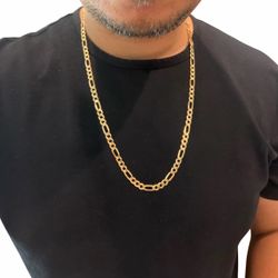 14k gold Figaro Chain 26.6grams