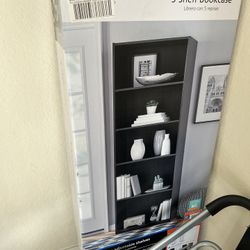 Book Shelf 5 Shelves Black (shelf) 