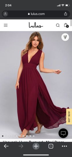 Lulus Heavenly Hues Burgundy Maxi Dress for Sale in Portland OR OfferUp