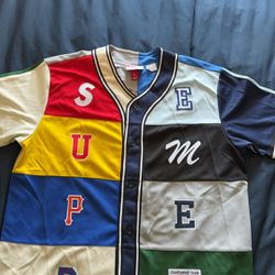 Supreme Mitchell & Ness Patchwork Baseball jersey