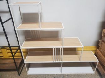 Minimalist Divider Bookshelf with Slats(New In A Box)
