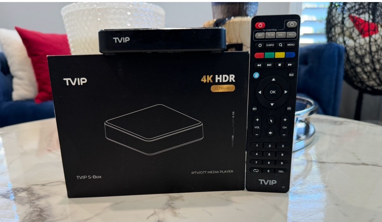 TVIP S-Box 4K HDR - Ultra HD Medial Player Box -  Device $50