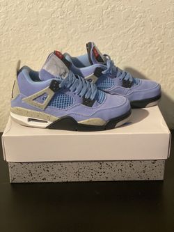 Jordan 4 Retro University Blue Women US7 