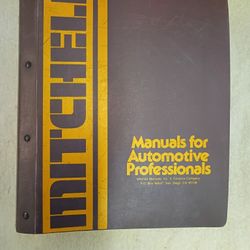 Mitchell Repair Manual 