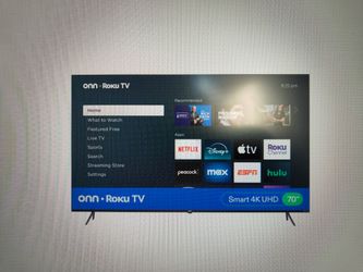 New ONN 70 inch LED TV