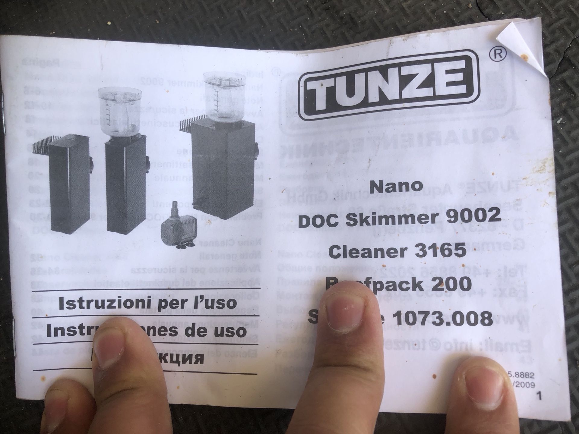 Tunze 9002 protein skimmer