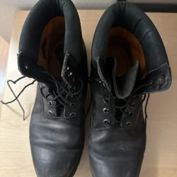 Black Timberland Boots Size 12M