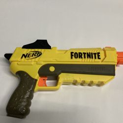 Nerf Fortnite Yellow and Orange Dart Blaster