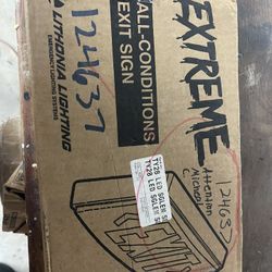 Lv S W 1 R 120/277 EL N SD CW Exit Sign 