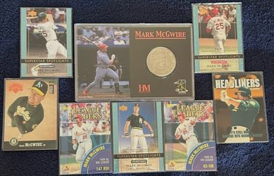 Mark McGwire Highland Mint Limited Edition Medallion + 7 Card Lot