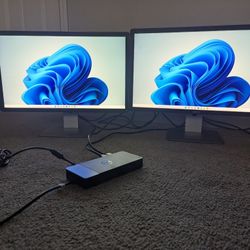 
Work from home kit! Docking Stations And Monitors!