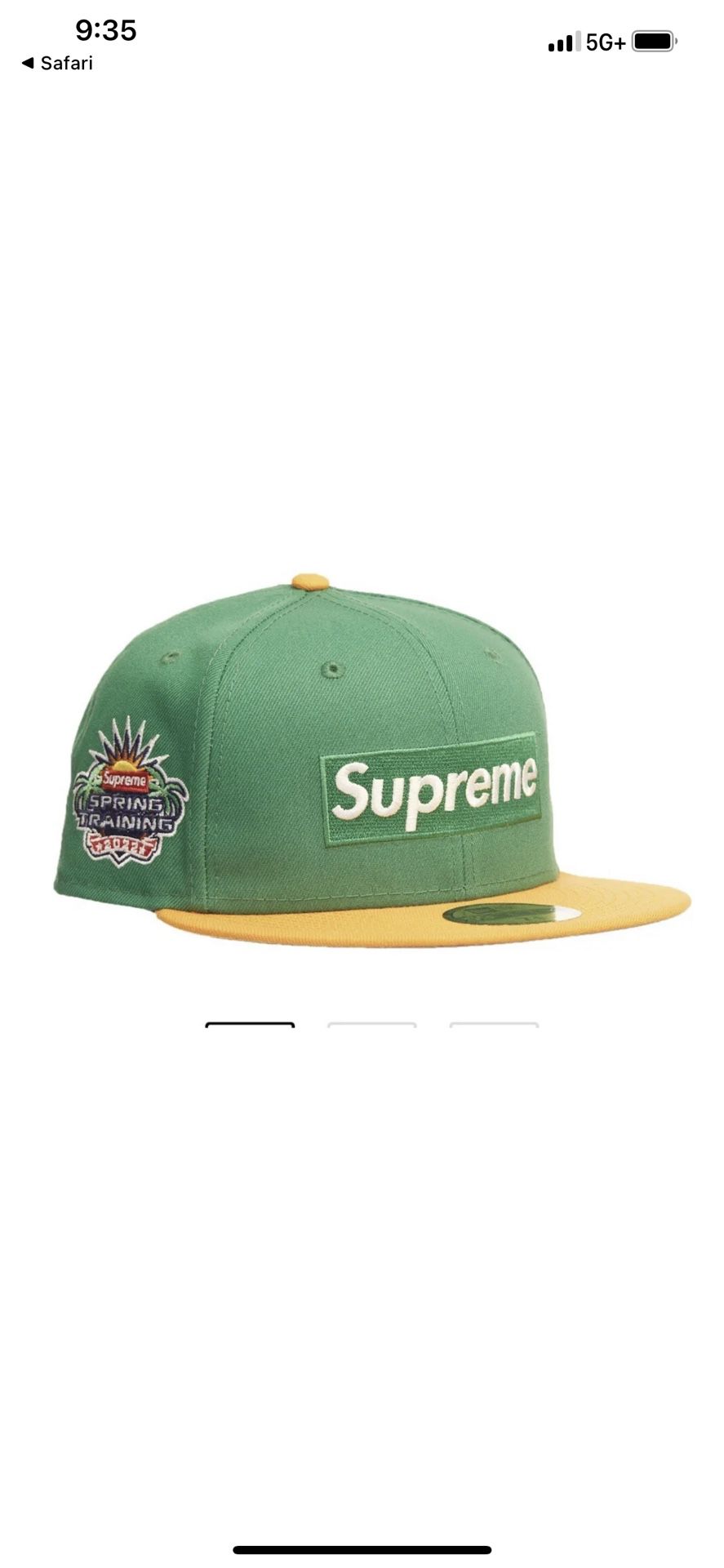Supreme spring Training Box logo Fitted
