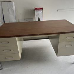 Steel Case desk